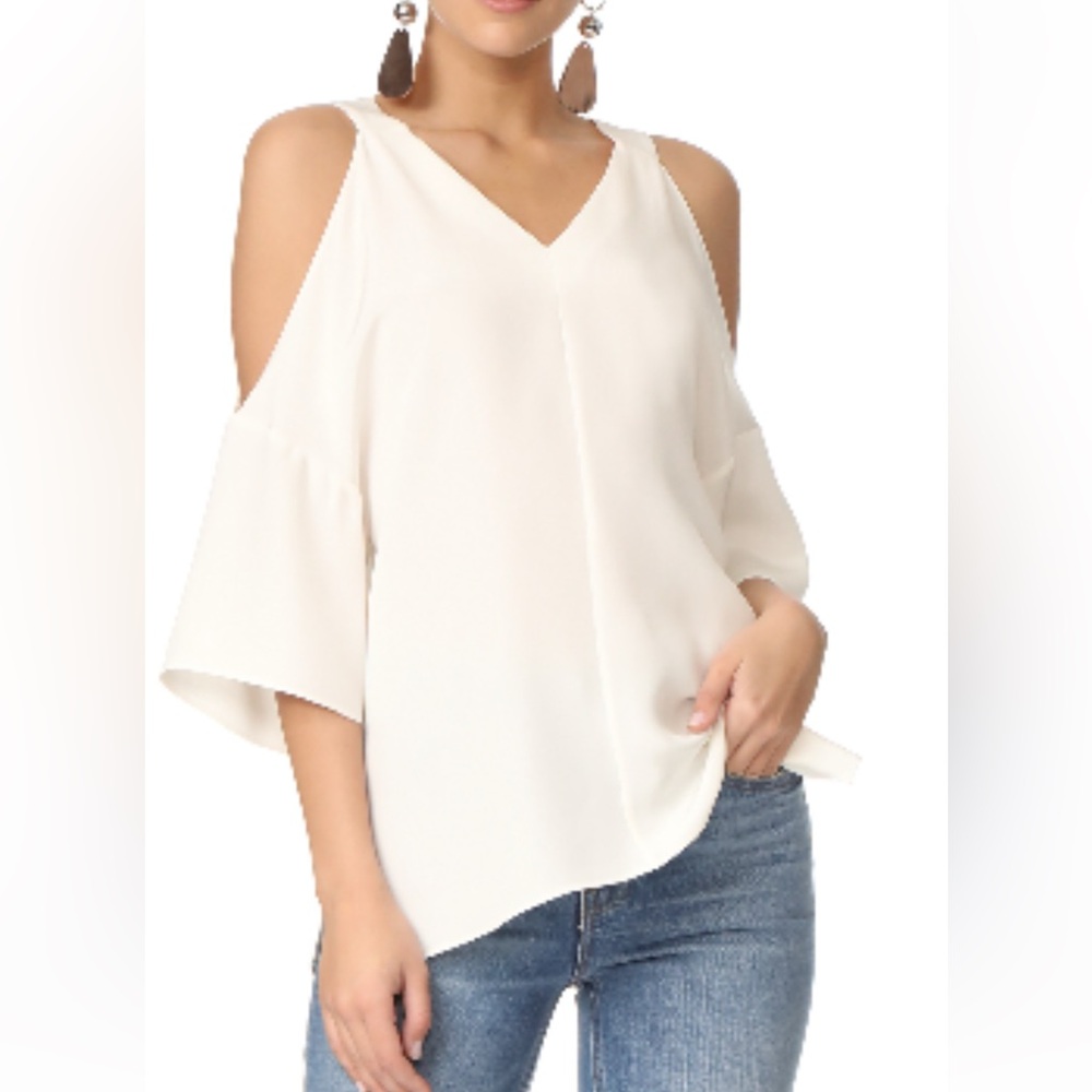 Tibi v neck cutout Blouse